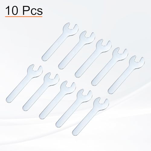 10pcs Small Wrench Open End Wrench 8x70x1.8mm Metric U (10 Count)