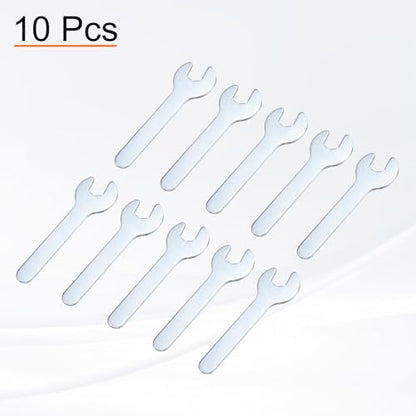 10pcs Small Wrench Open End Wrench 8x70x1.8mm Metric U (10 Count)