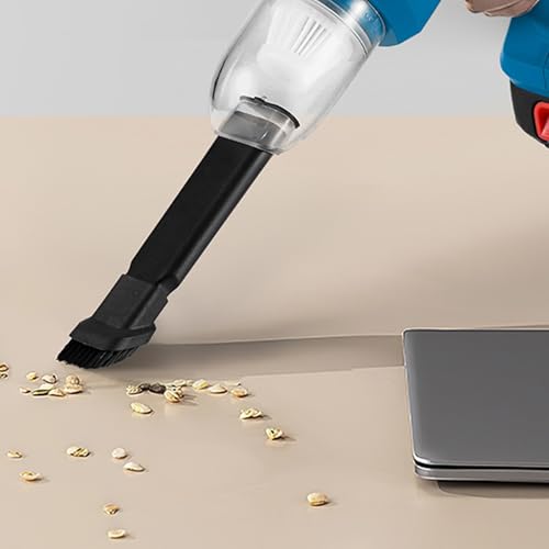 4-in-1 Portable Vacuum Cleaner High Power 16000PA Suction Handheld Car Vacuum with 1500mAh Battery Multi-nozzles for Car Home Office Pet