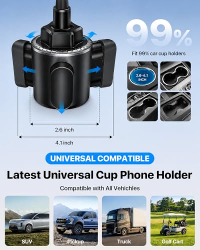 Military Grade Cup Holder Phone Holder