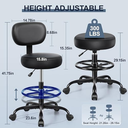Drafting Chair with Backrest