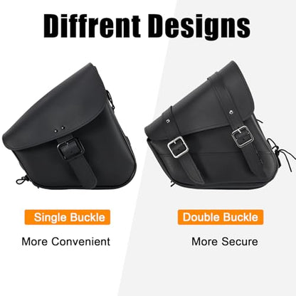 Motorcycle Swing Arm Bag Solo Saddle Bags For Sportster Softail PVC Waterproof Motorcycle Luggage Bags for Motorcycle or Bike