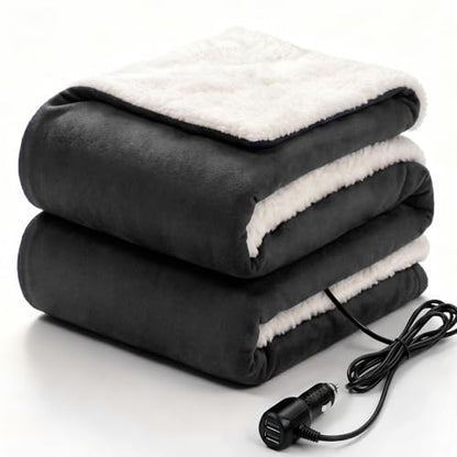 12 Volt Heated Car Blanket