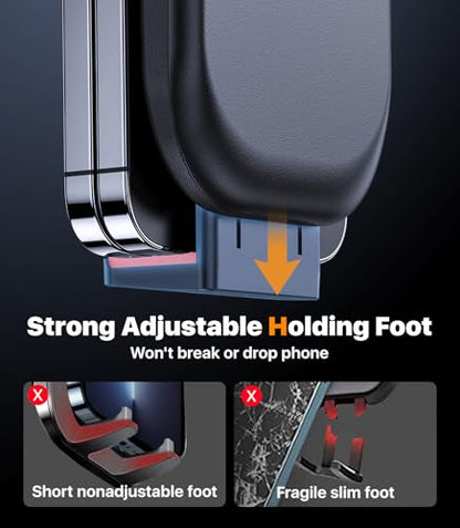 Ultra Stable Phone Holders for Your Car [Powerful & 360 Adjustable Suction Cup] Universal Car Phone Holder Mount Long Arm Flexible Car Mount for Dashboard Windshield Air Vent All Phone Case