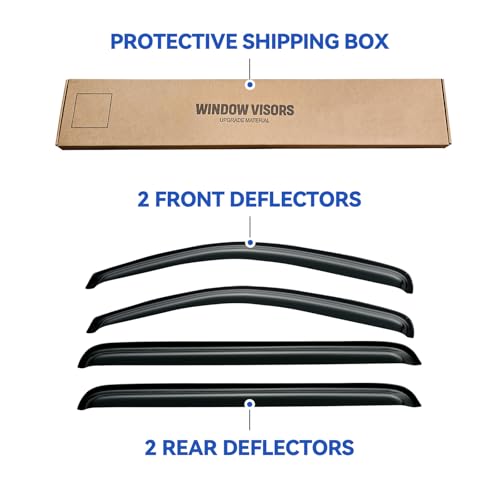 Window Visors Rain Guards for 2005