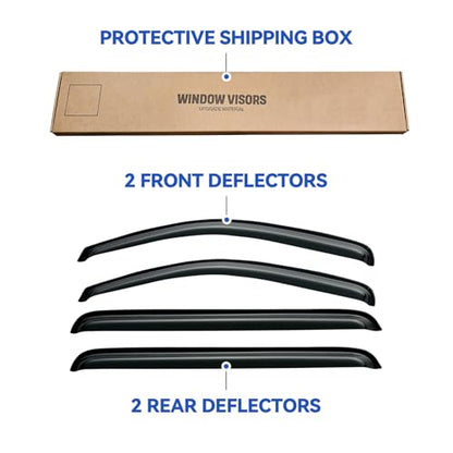 Window Visors Rain Guards for 2005