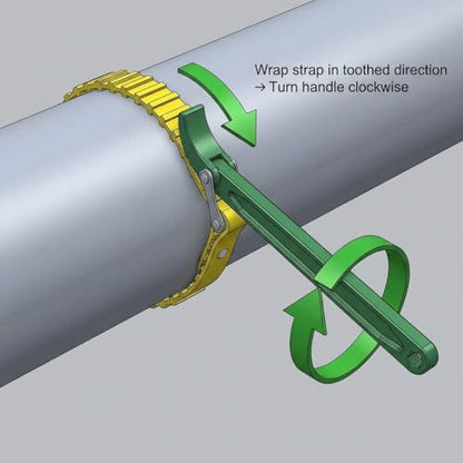 Belt Strap Wrench 12"