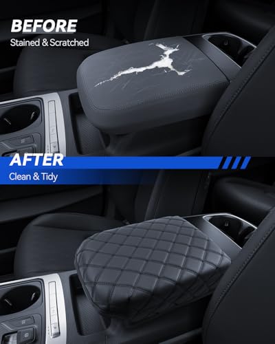 Armrest Cover for Kia Carnival 2026 2025 2024 2023 2022 Accessories Center Console Middle Lid Pad Protector for Car Elbow Rest