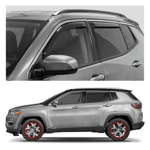 Window Deflectors Smoke Tinted In (4 Count)