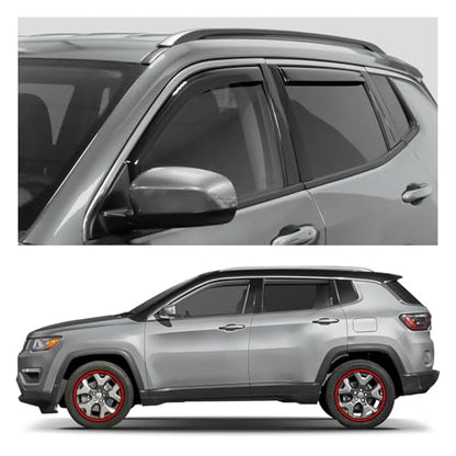 Window Deflectors Smoke Tinted In (4 Count)