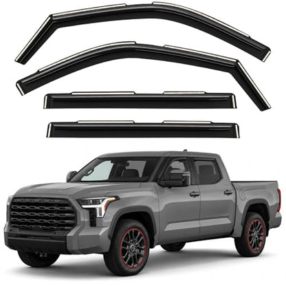 Window Deflectors Smoke Tinted In