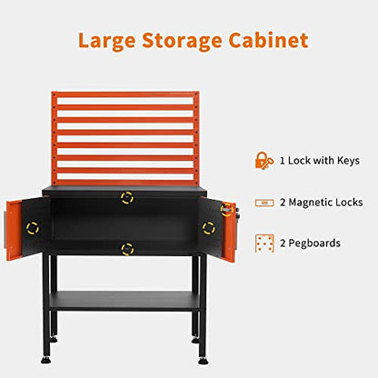 Metal Workbench for Garage