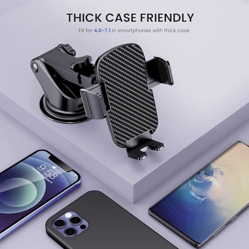 Universal Car Phone Holder Automobile Cell Phone Holder Car Mount for iPhone Universal Car Dashboard Mount Fit All Phones Cell Phone Camera Mounts