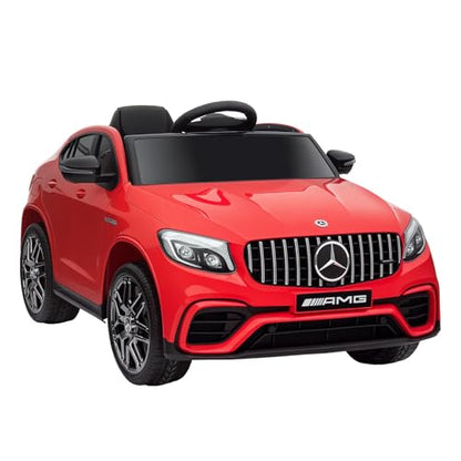 12V Toddler Ride On Car Mercedes Benz AMG GLC63S Coupe 2 Speed Red