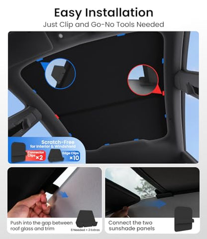 Tesla Model Y Sunshade Roof for 2020
