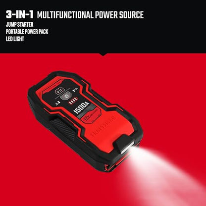 Portable Car Battery Jump Starter & Power Bank