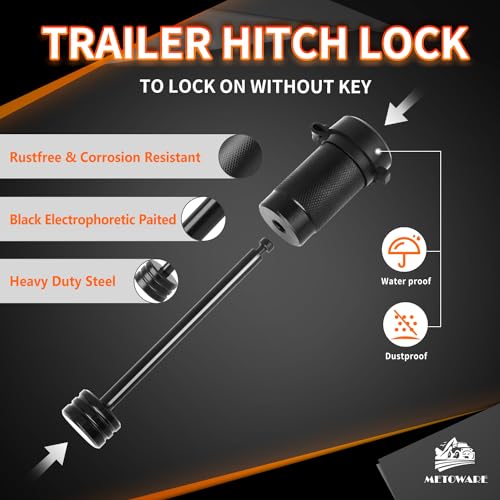 Trailer Tongue Coupler Lock 1 (2 Count)