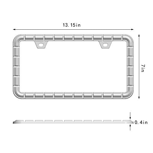 3D Chrome License Plate Frames