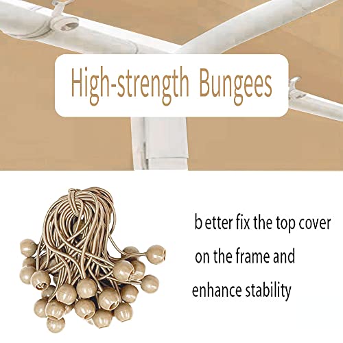 Rutile 12'x20' Carport Canopy ONLY Tent Garage Replacement Top Tarp Car Shelter Cover w