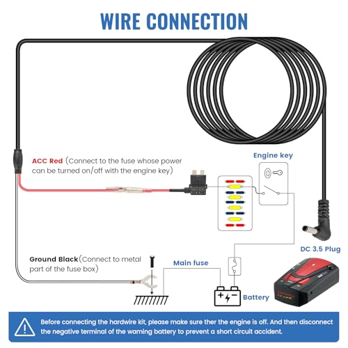 Radar Detector Hardwire Kit