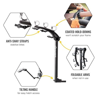 Bones 3 Bike Hitch Rack Bicycle Carrier