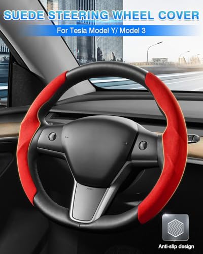 Custom Fit for Tesla Steering Wheel Cover