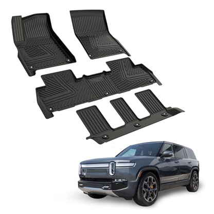Floor Mats for Rivian R1S 2022 (3 Count)