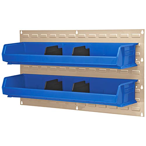 30636 Louvered Steel Wall Mount Panel Garage Organizer for Hanging AkroBin Storage Bins