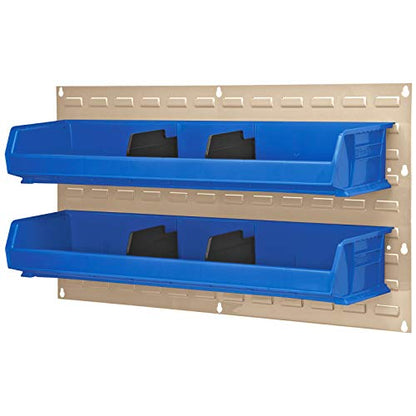 30636 Louvered Steel Wall Mount Panel Garage Organizer for Hanging AkroBin Storage Bins