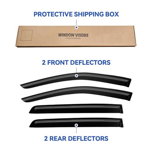 Window Visors Rain Guards for 2001