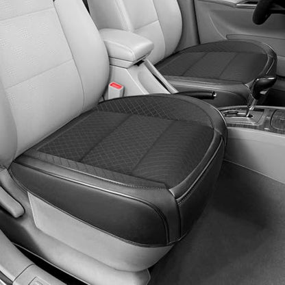 2 Pack Black Ventilated Cooling Mesh Bottom Car Seat Covers (2 Count)