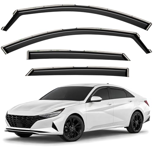 Window Deflectors Smoke Tinted in (4 Count)