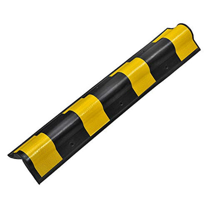 Rubber Corner Guard 31" for Parking Columns and Garage Walls Round Edge