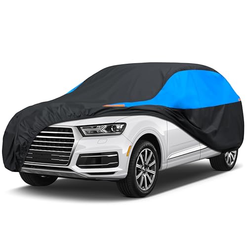 Waterproof Car Cover All Weather Snowproof UV Protection Windproof Outdoor Full car Cover