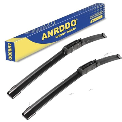 Front Wiper Blades 22"+22" Replacement for Audi A6 C6 S6 2005 (2 Count)