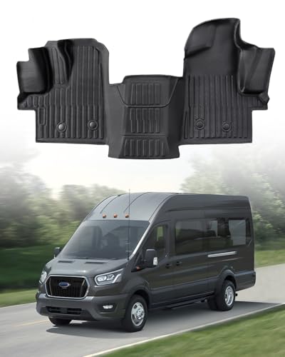 Floor Mats for Ford Transit 150 250 350 2022 (2 Count)