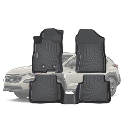 TPE Floor Mats for 2024 2025 2026 Subaru Crosstrek All Weather Car Floor Liners Fit Toyota Corolla Accessories Black