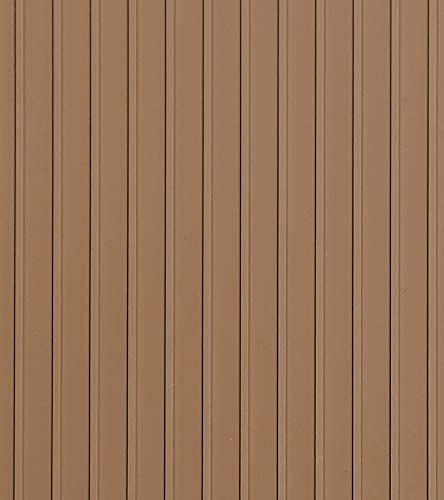 Garage Flooring 5' x 10' Sandstone Ribbed Channel Vinyl Protector Mat