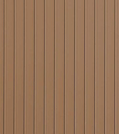 Garage Flooring 5' x 10' Sandstone Ribbed Channel Vinyl Protector Mat
