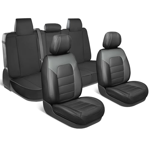 Curated Slate Ridge Leather Seat Covers for Cars & SUVs