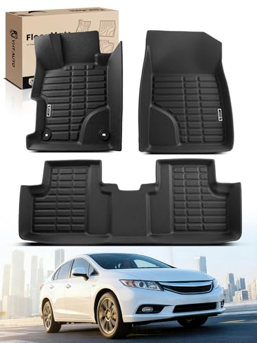 Automotive Floor Mats for Honda Civic Sedan 2012 (3 Count)