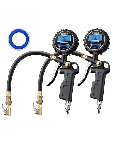 Digital Tire Pressure Gauge with Inflator 3 (2 Count)