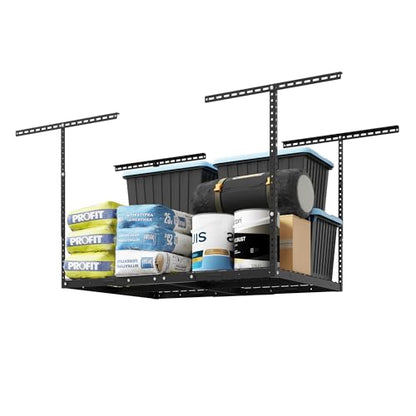 3x4 Overhead Garage Ceiling Storage Rack Organization