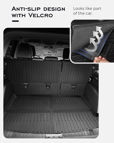 Custom Fit Floor Mats & Cargo Liner & Rear Seat Back Protectors for Ford Escape 2013 (3 Count)