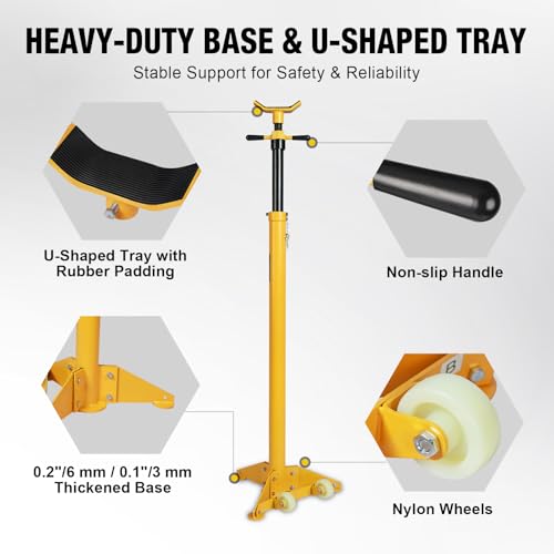3 4 Ton Underhoist Support Stand with Two Wheels