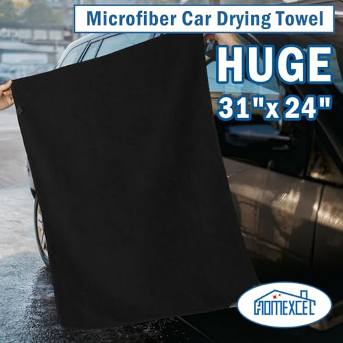 Professional Large Microfiber Car Drying Towels 2 Pack (2 Count)