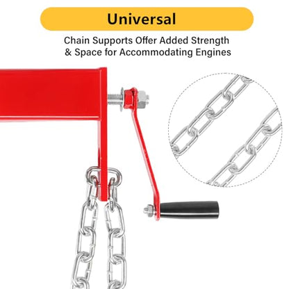 4000lbs Engine Leveler Steel Engine Hoist Shop Crane Engine Load Leveler