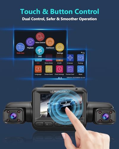 AI 4K Dash Cam Front and Rear