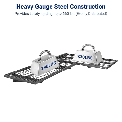 2 Pack 2x4ft Corner Wall Shelving with 4 Hooks (2 Count)