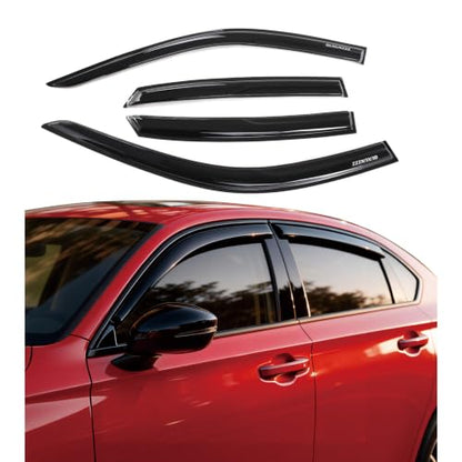 Outside Mount Window Visors Rain Guards for Honda Civic 4Dr Sedan 2022 (4 Count)